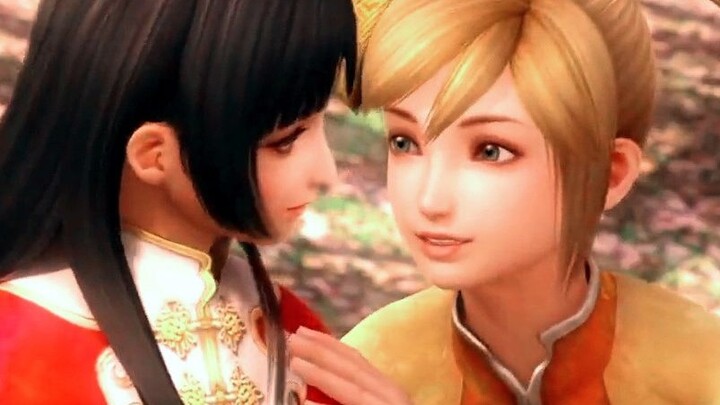 [Dynasty Warriors] Group Portrait · Peach Blossom Smile (for Happy Sand Sculpture)