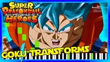 Goku TRANSFORMS! on Piano. Goku Vs Hearts Super Dragon Ball Heroes OST Cover