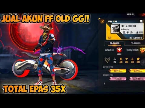 JUAL AKUN FREE FIRE MURAH! AMAN 100% EP  SEASON OLD BANYAK? WAJIB BELI HARGA PELAJAR!