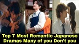 Top 7 Most Romantic Japanese Dramas You don't know | Japanese drama 2021 |