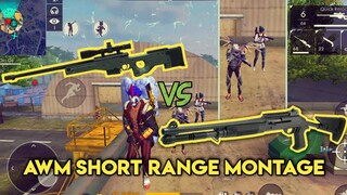 AWM vs M1014 | BEST SHORT RANGE WEAPON | FREE FIRE