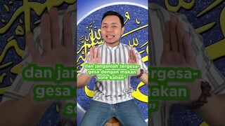 Sholat dulu atau makan dulu? Kamu tim yang mana? #shorts