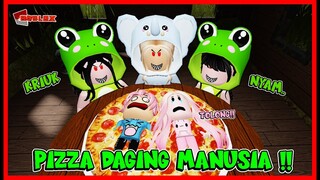 SERU !! KABUR ATAU MENJADI PIZZA MANUSIA !! Feat @MOOMOO Roblox Indonesia