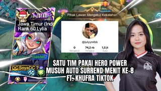 HERO POWER > HERO META 😎 SETUJU GA?! MUSUH AUTO SURREND MENIT KE 8 😱 | LYLIA GAMEPLAY