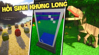 🔥ADDON/MOD HỒI SINH KHỦNG LONG DÀNH MÁY YẾU CHO MINECRAFT PE 1.19 CÓ ẤP TRỨNG, HOÁ THẠCH...