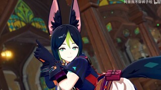 【4K/原神MMD】让我体会一下大风纪官的快乐*PARTY TONIGHT（）