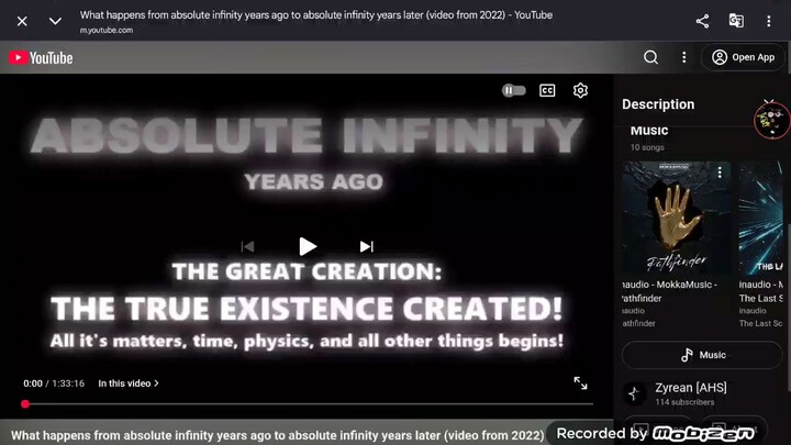 NEGATIVE ABSOLUTE INFINITY YEARS LATER TO NEGATIVE 0 YEARS LATER and speed previews