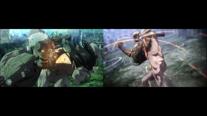 [Attack on Titan part 2] Operational comparison of the actual combat scene