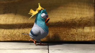 After this big chicken puts on gloves, Xiao Huang can't beat it.