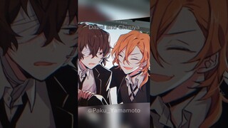 Dazai and Chuuya🌟#couple #cute #dazai #chuuya #dazaixchuuya#edit #art