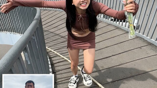 Tips for taking photos on overpasses, poses for taking photos on overpasses, angles for taking photo