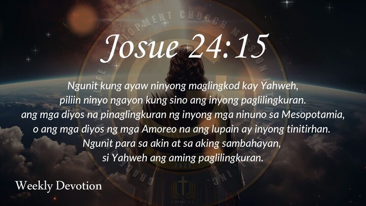 Devotion Verse | Josue 24:15 (GOLD CMI)