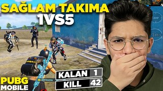 60 KİLL!! SAĞLAM TAKIMA EFSANE 1VS5 ATTIM! - PUBG MOBİLE