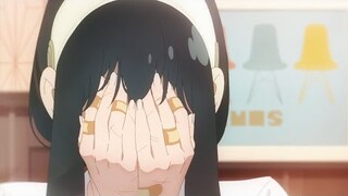 Mommy Yor is crying happily