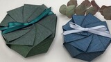 [Origami-Tutorial] สอนวิธีห่อของขวัญแบบ 8 เหลี่ยมสุดพิเศษ