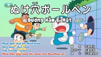 Doraemon Tập 502 đường Hầm bí mật