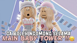 GA BOLEH NGOMONG SELAMA MAIN BABY TOWER!!🤐😶 DITEMENIN SAMA MBAH GOOGLE😂 | ROBLOX 🇮🇩 |
