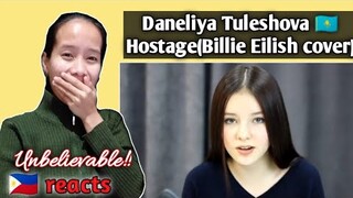 Daneliya Tuleshova - Hostage ( Billie Eilish cover) || Reaction 🇵🇭
