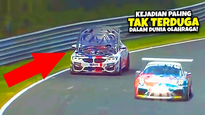 Ketika Kap Mobil Terangkat Saat Bertanding! 10 Momen Paling Memalukan Dalam Sejarah Olahraga