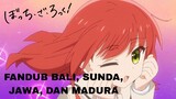 [FANDUB 4 BAHASA] Fuwa Fuwa, Pure Pure, Miracle! Kita - Bocchi the Rock! Episode 11