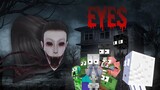 Monster School : EYES THE HORROR GAME CHALLENGE - Minecraft Animation