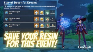 Genshin Impact: Star of Deceitful Dreams Tips/Guide (Don't miss this New Event!)