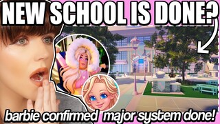 BARBIE CONFIRMED A NEW SCHOOL CORE SYSTEM IS DONE! Update COMING & New FOODS CONFIRMED! 🏰 RH