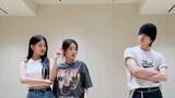 (G)I-DLE Miyeon and Soyeon with TXT Yeonjun - Queencard