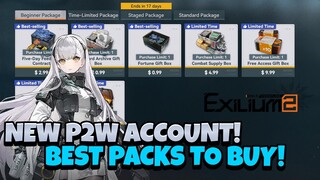 I MADE A P2W ACCOUNT! BEST PACKAGES TO BUY! DON'T MAKE THESE MISTAKES! [Girls' Frontline 2: Exilium]