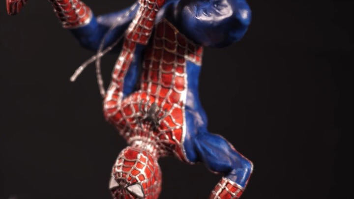 [Buatan Tangan] Metode paling detail untuk membuat figur Spider-Man, menggantung figur Spider-Man