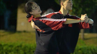 校服下的摩登舞也太酷啦！专属于国标生的青春风采#淮南世际艺术学校 #谭博原张潇月 #李勇泽冯田青的学生们