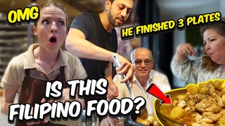 My French-SYRIAN Family Eating CHICKEN ADOBO For the First Time! (Filipino Pride) 🇵🇭
