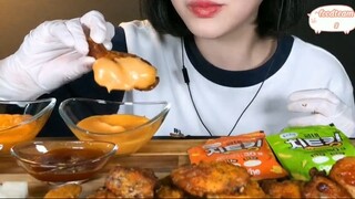 Gà rán lò, gà rán ớt, nhiều loại sốt chấm gà 6 #amthuc