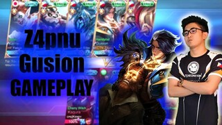 Z4pnu GUSION GAMEPLAY | Mobile Legends