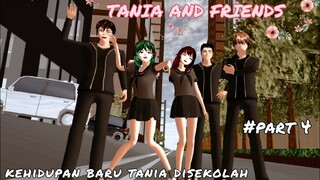 TANIA & FRIENDS #part 4 DRAMA SAKURA SCHOOL SIMULATOR | MUTIA ANIMASI | PEANUT BUTTER