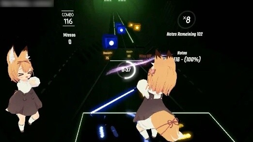 【Beat Saber】[Extra] Cho and the taebo's Curse - 218/218 - Rank S