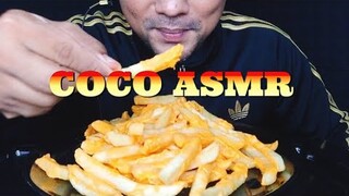 ASMR:French Fries Cheese (EATING SOUNDS)|COCO SAMUI ASMR #กินโชว์มันฝรั่งทอดราดชีส
