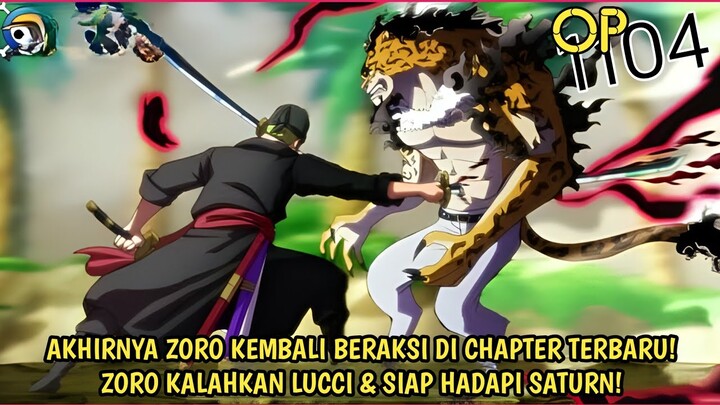 AKHIRNYA ZORO KEMBALI BERAKSI! ZORO BERHASIL KALAHKAN LUCCI & SIAP BANTU LUFFY LAWAN SATURN!