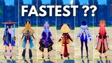 Who is Fastest Character?? Kirara Speed Comparison [ Genshin Impact ]