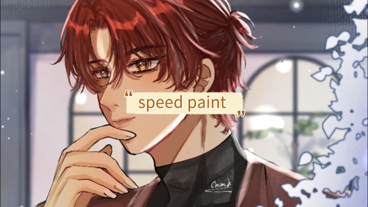 speed paint oc orang🖍️