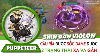 Onmyoji Arena | Skin cô bé chơi đàn Violon của Puppeteer, múa rối trên cạn, tay dài dame to