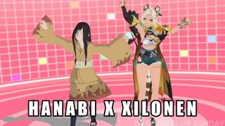 Hanabi x Xilonen goyang bareng!