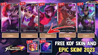 NEW KOF 2023! CLAIM YOUR FREE EPIC SKIN AND KOF SKIN + TOKEN DRAW! NEW EVENT! | MOBILE LEGENDS 2023