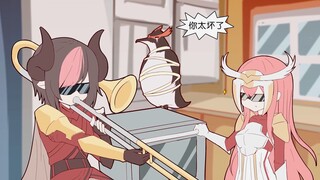 [You are so bad] My elder sister is not at home today! !