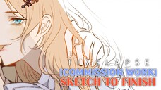 【Commission】Genshin x OC Requested~【Timelapse】