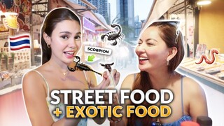 STREET FOOD + EXOTIC FOOD IN BANGKOK! | IVANA ALAWI