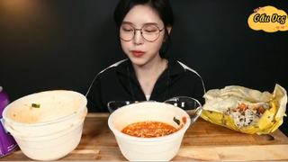 Vững bụng với burger cơm và mì hộp phần 8 #anngonmoingay