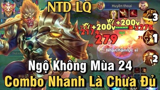 Ngộ Không Mùa 24 Liên Quân Mobile | Cách Chơi Lên Đồ Phù Hiệu Bảng Ngọc Cho Ngộ Không Mùa 24 Đi Rừng