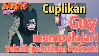 [Naruto] Cuplikan |  Guy mempelajari teknik pelatihan Kakashi