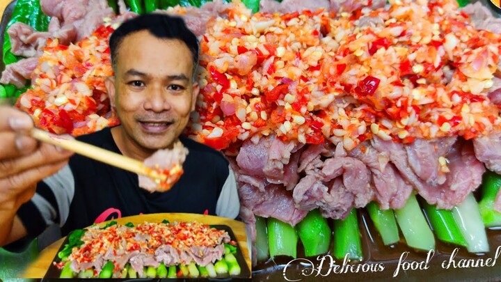ឆ្ងាញ់ណាស់ មិនស្តាយលុយទេខាត់ណាទឹកភ្នែកសាច់គោស្រស់ Delicious food channel